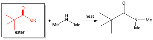 amine nitrile reaction problem answer