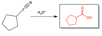 Carboxylic acid from ketone problem answer