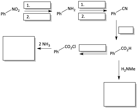 amine or nitrile reaction problem
