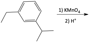 Oxidation of alkyl benzene problem