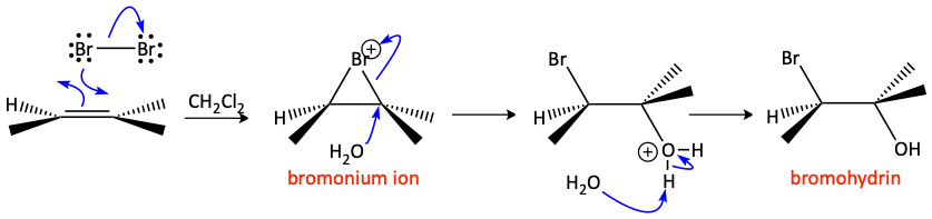 Bromohydrin formation
