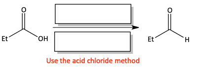 Reduction to alcohol problem