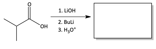 Ketone from carboxylic acid problem