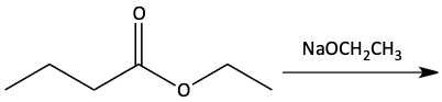 Claisen condensation problem