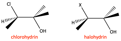 chlorohydrin and halohydrin