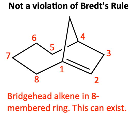 Not a violation of Bredt's rule.