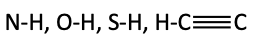Hydrogen atoms that protonate Grignard reagents