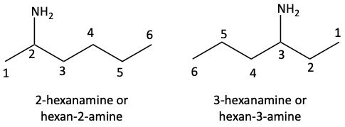 2-hexanamine, 3-hexanamine