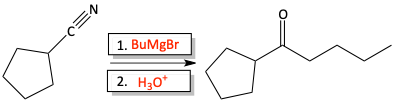 amine nitrile reaction problem answer