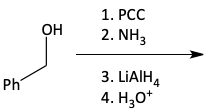Reduction of imine problem
