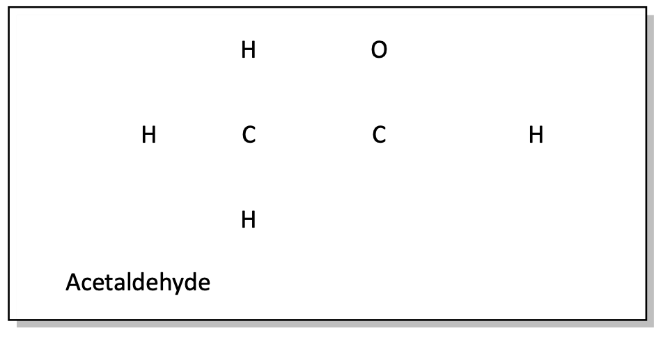 acetaldehyde bonding