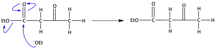 Why we pick ester based on attacking alkoxide