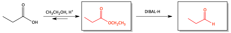 Reduction to form alcohol problem answer