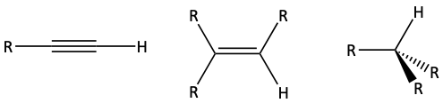 Alkyne, alkene, alkane