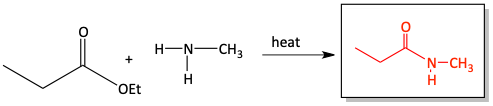 amine nitrile reaction problem answer
