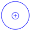 Hydrogen atom, one shell, 1s orbital
