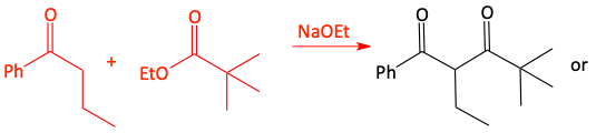 Claisen condensation problem answer