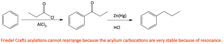 Friedel-Crafts problem answer