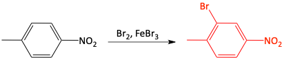 Bromination of nitrotoluene answer