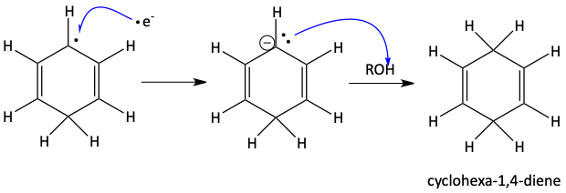 Birch reduction mechanism