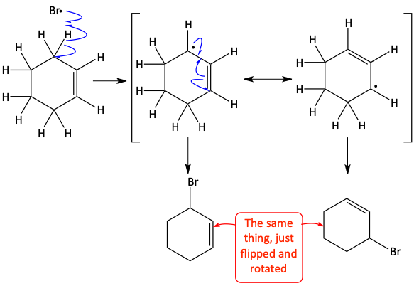 Resonance stabilized allylic radicals