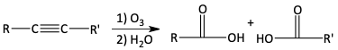 ozonolysis of alkyne