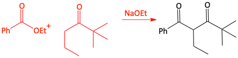 Claisen condensation problem answer