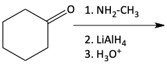 Reduction of imine problem