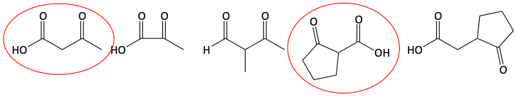 acetoacetic acid and malonic ester synthesis problem answer